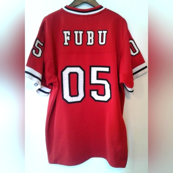 Fubu Champions League Football Jersey sz L Vintage Limited Edition made in Korea - Picture 2 of 6